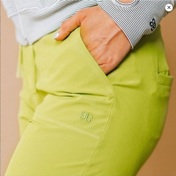 Albion Jetsetter Jogger Pants Green Women's XXL Athleisure Travel - Picture 3 of 15